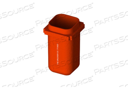 OEM#: 7713023K100MM 4 PLACE TUBE HOLDER - ORANGE by Drucker Diagnostics, Inc. (formerly QBC Diagnostics)