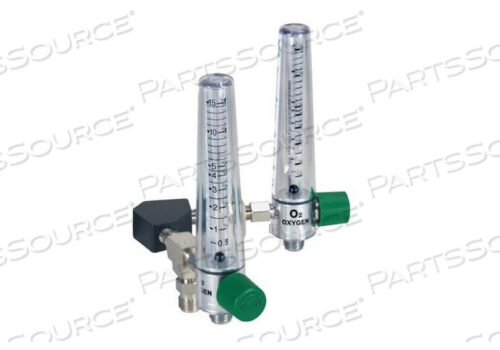 OEM#: Y8MFA1005PT2Y-BLOCK COMPACT FLOWMETER, 0 TO 15 LPM, OXYGEN by Precision Medical, Inc.