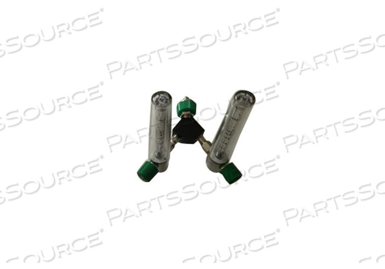 OEM#: Y8MFA2003PT2Y-BLOCK COMPACT FLOWMETER, 0 TO 15 LPM, DISS FEMALE HAND TIGHT, AIR by Precision Medical, Inc.