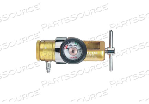 OEM#: OPA-820OXYGEN REGULATOR, CGA 870 YOKE X HOSE BARB, 1/4 TO 15 LPM, 3000 PSI INLET, MEETS FDA, ISO 9001, 1-1/2 IN DIA by Western Enterprises
