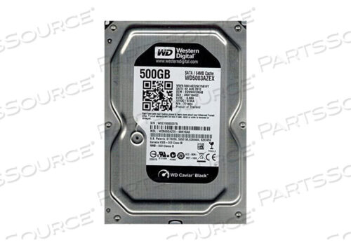 Replaces FUJIFILM Healthcare Americas Corporation WD5003AZEXSATA HARD DRIVE, 500 GB MEMORY