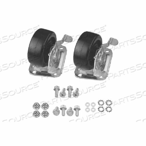OEM#: AC4M6STCASTER KIT, STATIONARY2 CASTERS/KIT, 3DIA by Hoffman
