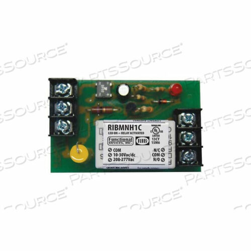 OEM#: RIBMNH1CTRACK MOUNT RELAY / 2.75 / 15A / SPDT / 10-30VAC / DC / 208-277VAC by RIB