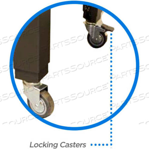 LOCKING CASTERS FOR CS-19517, CS-2020, CS-2020-3, CS-19520 & CS-19520-3 - SET OF 4