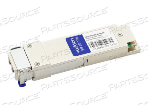 OEM#: QSFP-40GBASE-SR-BD-AOADDON MSA AND TAA COMPLIANT 40GBASE-SR QSFP+ TRANSCEIVER (MMF, 832NM TO 918NM, 1 by ADDON