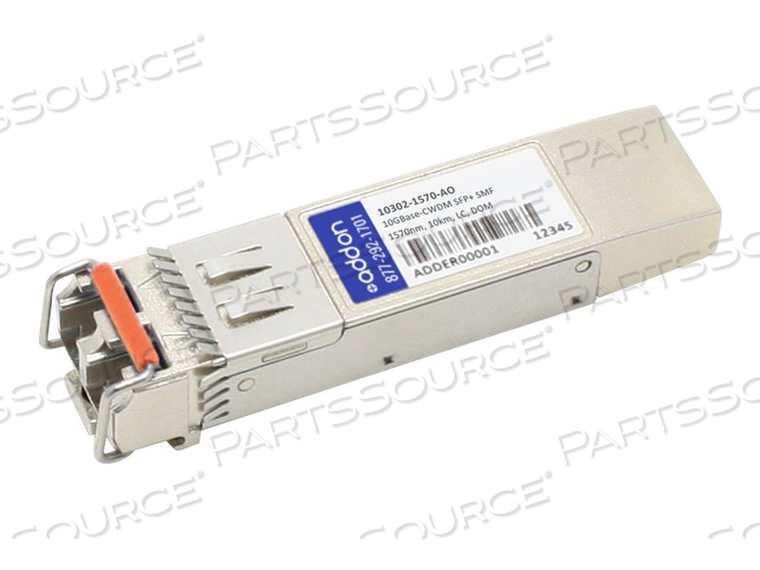OEM#: 10302-1570-AOADDON EXTREME NETWORKS COMPATIBLE TAA COMPLIANT 10GBASE-CWDM SFP+ TRANSCEIVER (S by ADDON