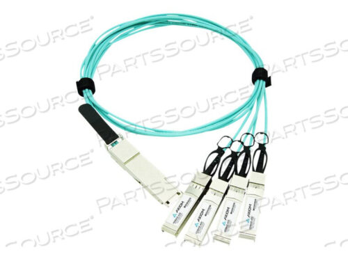OEM#: QSFP-4SFP25G-AOC3M-AXAXIOM 100GBASE-AOC QSFP28 TO 4 SFP28 ACTIVE OPTICAL CABLE CISCO COMPATIBLE 3M by Axiom