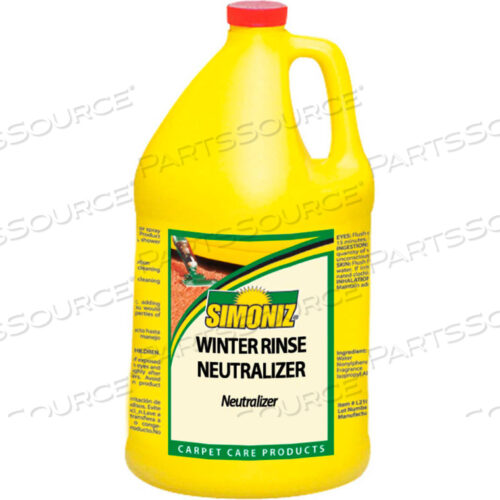 ICE MELT NEUTRALIZER, GALLON BOTTLE, 4 BOTTLES