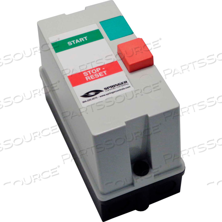 ENCL MOTOR STARTER, 9A, 3PH, DIRECT-ONLINE VOLTAGE, 4X POLY, START/STOP, 240VAC COIL, O/L 5.5-8.5A
