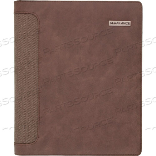 DAYRUNNER HARRISON PLANNER 1-13/16 X 10-1/2 X 12-1/2 BROWN