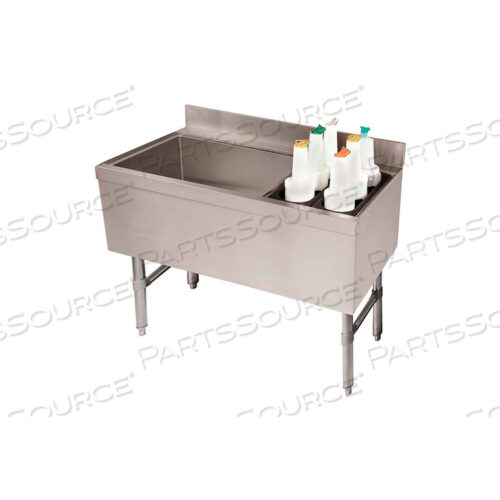 COMBO ICE CHEST, COLDPLATE, 21X47, BOTTLE STORAGE RACK RIGHT, 119/35 LBS ICE CAP