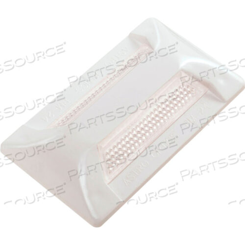 PM-24 PAVEMENT MARKER, 2 X 4, WHITE REFLECTOR, 2 SIDES