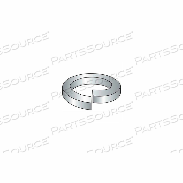 1-1/2 SPLIT LOCK WASHER - 1.534/1.504 I.D. - .375 THICK - STEEL - ZINC - GRADE 2 - PKG OF 25