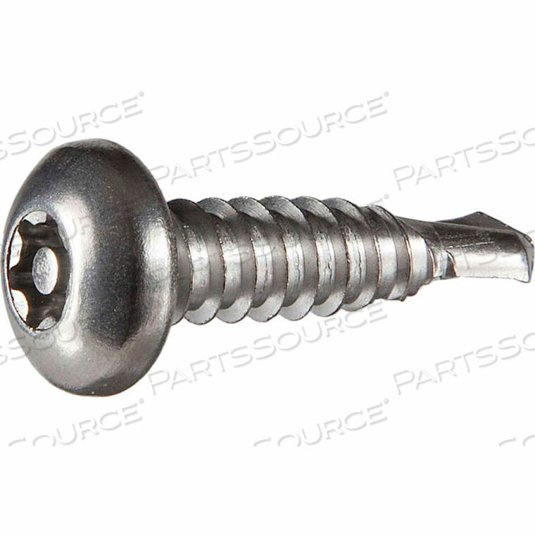 OEM#: 4.8ABK12PS#8AB X 1/2 TAMPER-PROOF SECURITY SELF-DRILLING SCREW - PAN 6 LOBE HEAD - 410 SS - PKG OF 100 by Tamperproof Screw Company, Inc.