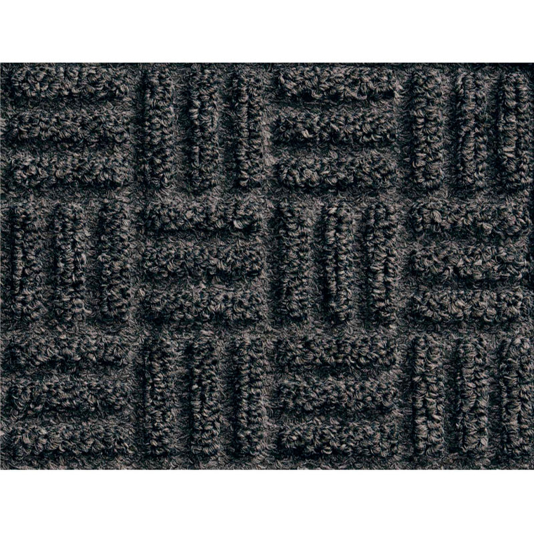 WATERHOG MASTERPIECE SELECT ENTRANCE MAT 3/8 THICK 4 X 12 DARK GRAY
