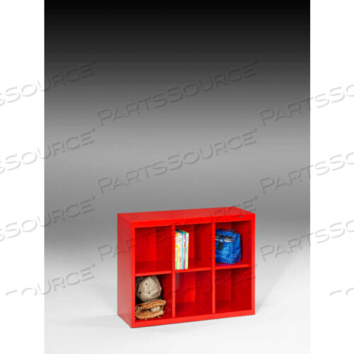 CUBBY CABINET CC-30-CRI - WELDED 34-1/2W X 13-1/2D X 30H CRIMSON