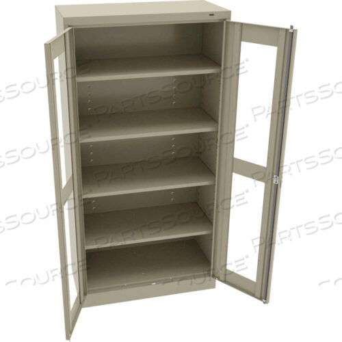 C-THRU STANDARD STORAGE CABINET - WELDED 36W X 24D X 72H, SAND