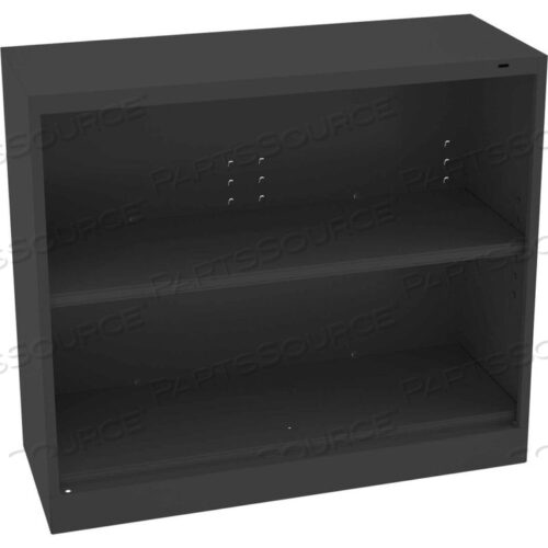 WELDED JUMBO OPEN COUNTER HEIGHT CABINET 48W X 24D X 42H BLACK