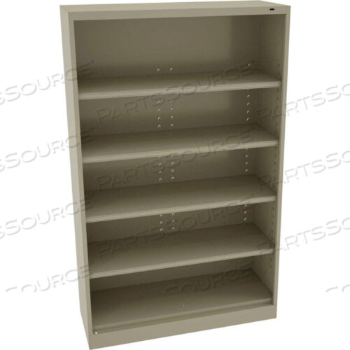 WELDED JUMBO OPEN STORAGE CABINET 48W X 24D X 78H SAND