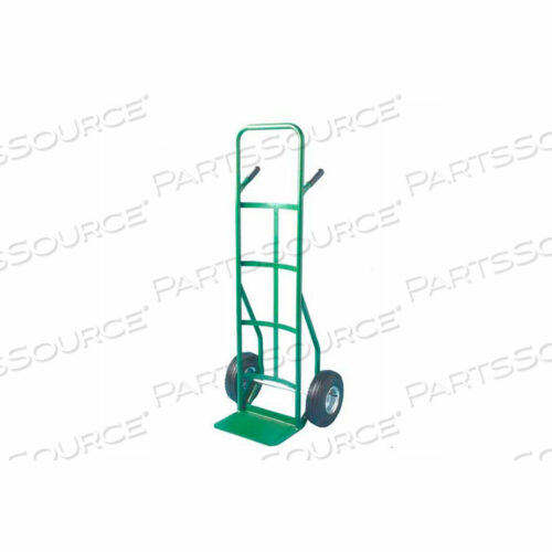 HAND TRUCK CURVED DOUBLE HANDLE - 10 SEMI-PNEUMATIC WHEELS - 800 LB. CAPACITY