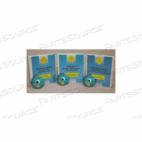 SEXUAL HARASSMENT IN THE WORKPLACE PACKAGE (ALL 3 CD-ROM COURSES)