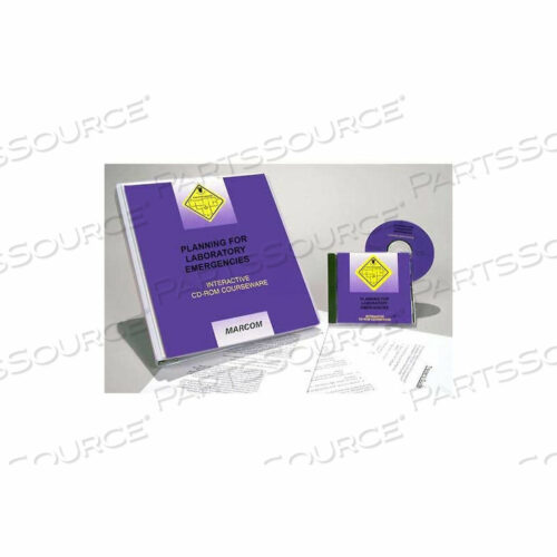 PLANNING FOR LABORATORY EMERGENCIES CD-ROM COURSE