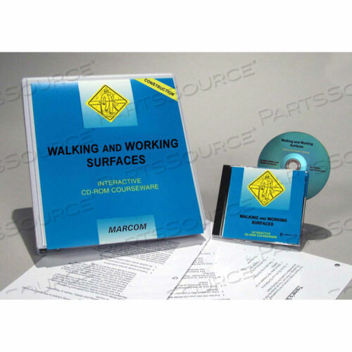 WALKING & WORKING SURFACES IN CONSTRUCTION ENVIRONMENTS CD-ROM COURSE
