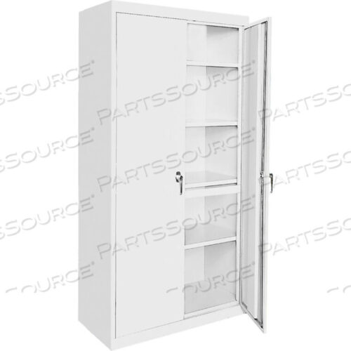 OEM#: AAH-36RB-WALL ADJUSTABLE ALL-WELDED STORAGE CABINET, 36WX18DX72H, WHITE by Steel Cabinets USA, Inc