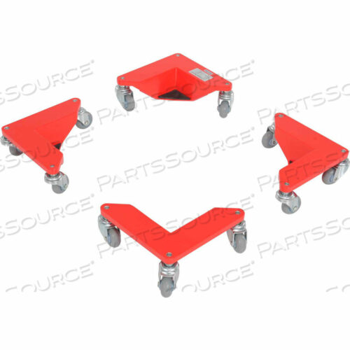 CORNER MOVER DOLLY ALUMINUM - 200 LB. CAPACITY EACH (4 PACK)