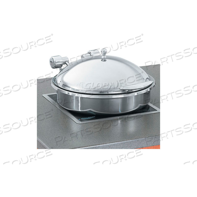 INDUCTION CHAFER - STAINLESS STEEL TRIM - STAINLESS STEEL FOOD PAN