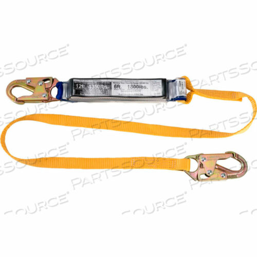 FREE FALL LANYARD, 12L, SNAPHOOKS