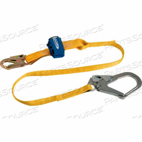 6L DECOIL DCELL LITE SINGLE LANYARD, 1 WEB, SNAPHOOK & REBAR HOOK