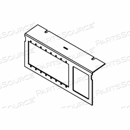 C10105P-AAP-6A FLOOR BOX AC10105 SERIES DEVICE PLATES W/8 AAP DEVICES & 6 PORTS