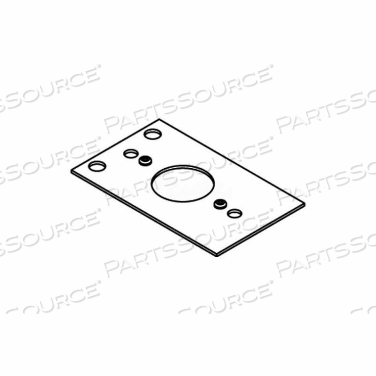 CRFB-SR1-4 FLOOR BOX CRFB SERIES SINGLE RECEPTACLE PLATE, 1.39DIA.