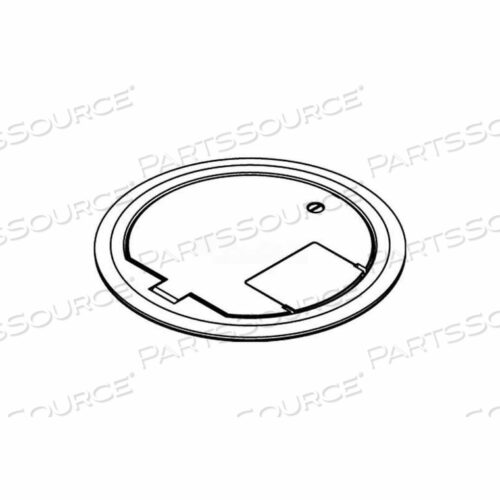 CRFBBTCBK FLOOR BOX CRFB SERIES COVER ASSEMBLY W/SOLID COVER, BLACK