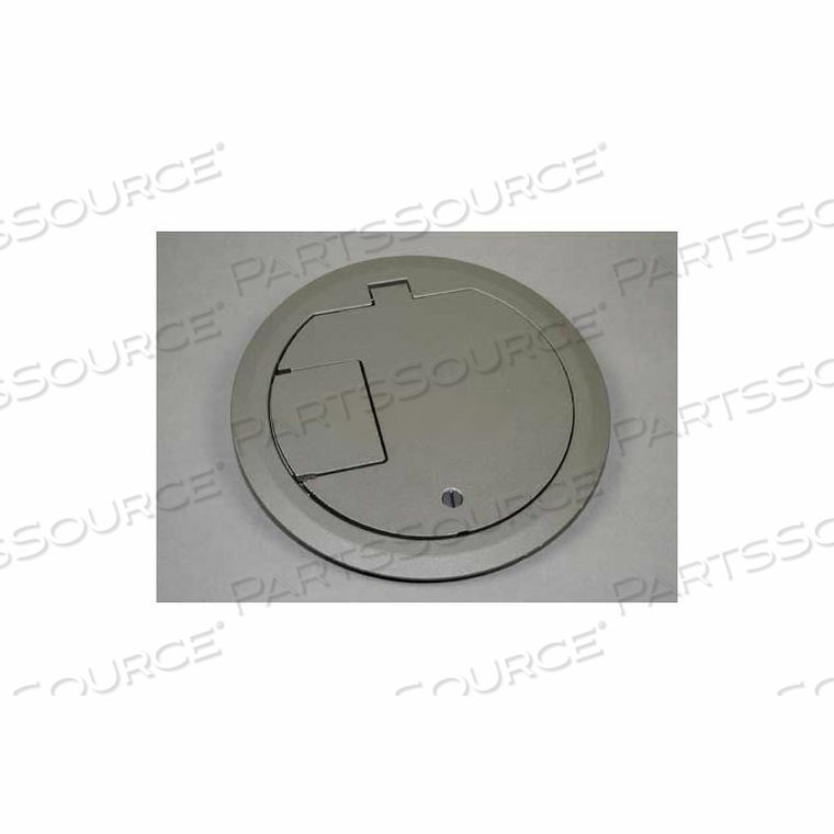CRFBBTCGYTR FLOOR BOX CRFB SERIES SOLID COVER ASSEMBLY TAMPER RESISTANT, GRAY