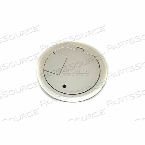 CRFBBTCNKTR FLOOR BOX CRFB SERIES SOLID COVER ASSEMBLY TAMPER RESISTANT, NICKEL