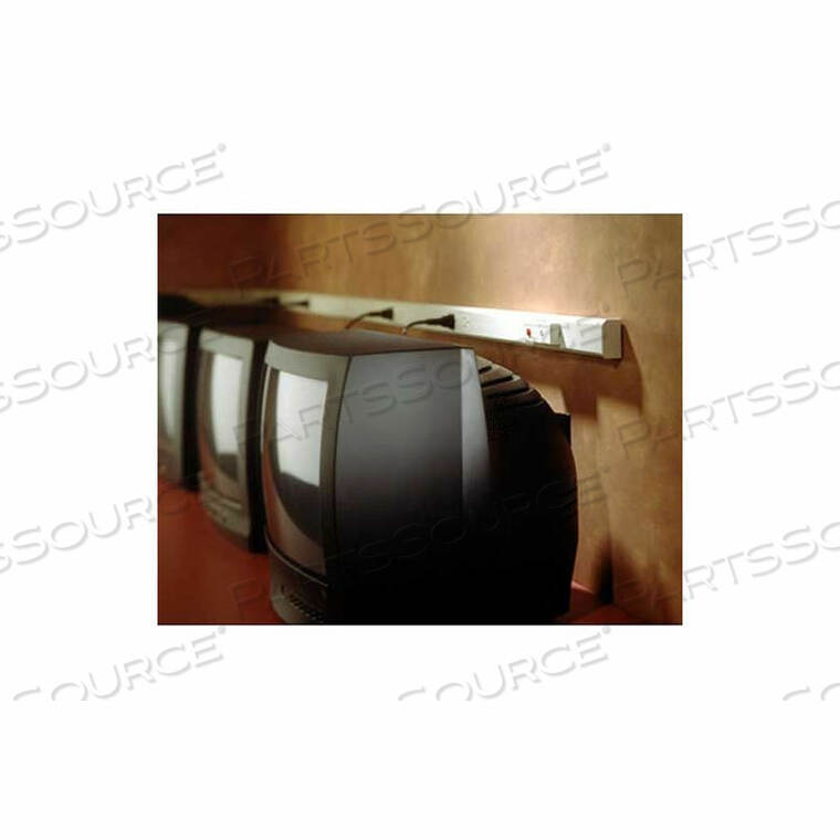 OEM#: NM20GBA612*NM20GBA612 PLUGMOLD, 120V, 15A, 6L, 6 OUTLETS - MIN QTY 2 by Wiremold