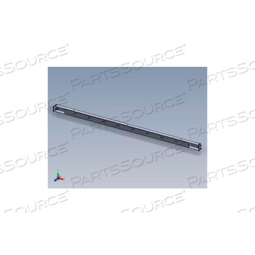 WSI ADJUSTABLE ELECTRICAL CHANNEL, C2 SERIES, 15A, 8 OUTLETS, 48 LONG, GREY