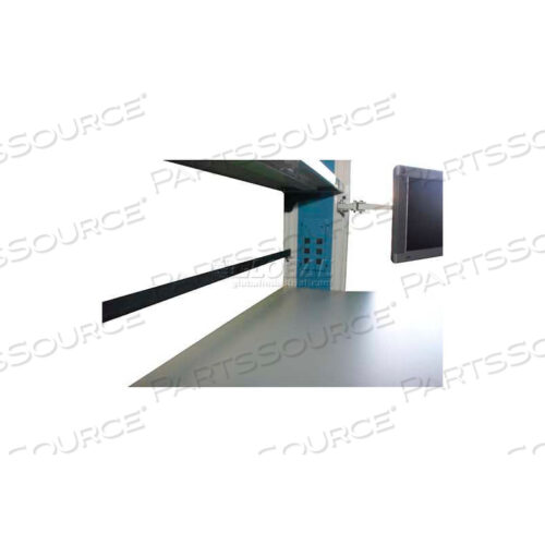 WSI ESD PARTS CUP RAIL, C2 SERIES, FOR 48 BENCH, BLACK