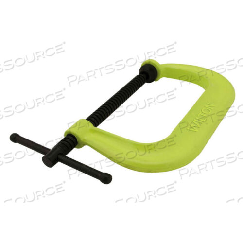OEM#: 14306WILTON MODEL 410-SF 2-10-1/8 JAW OPENING 6 THROAT DEPTH DROP FORGED HI-VIS C-CLAMP by Wilton/ Walter Meier Manufacturing Americas