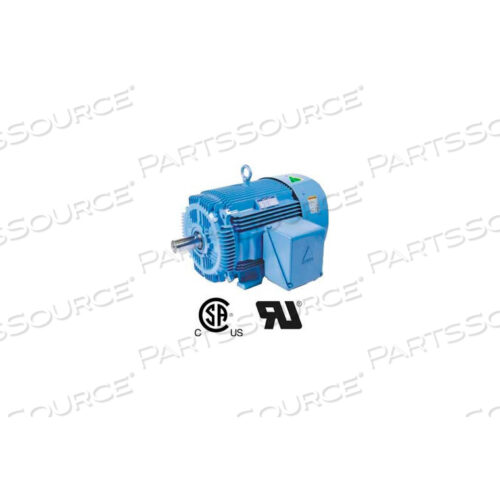 HYUNDAI PEM MOTOR, TEFC, RIGID, 3 PH, F2 MT., 447T, 460V, 150 HP