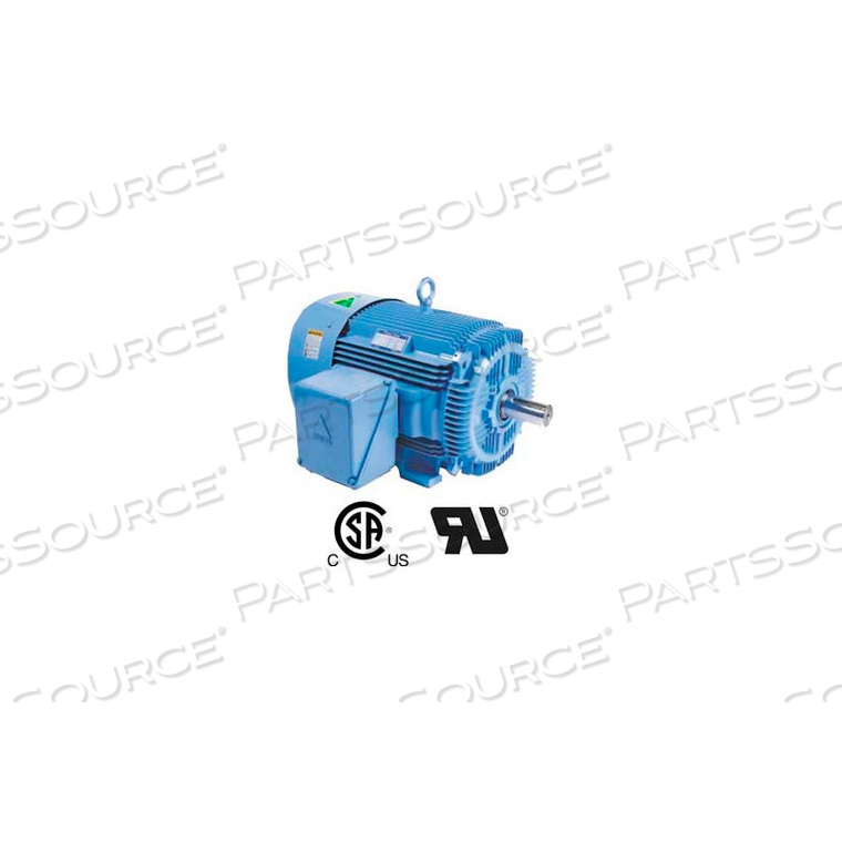 HYUNDAI PEM MOTOR, TEFC, RIGID, 3 PH, 145T, 575V, 2 HP, 1800 RPM, 2.4 FLA