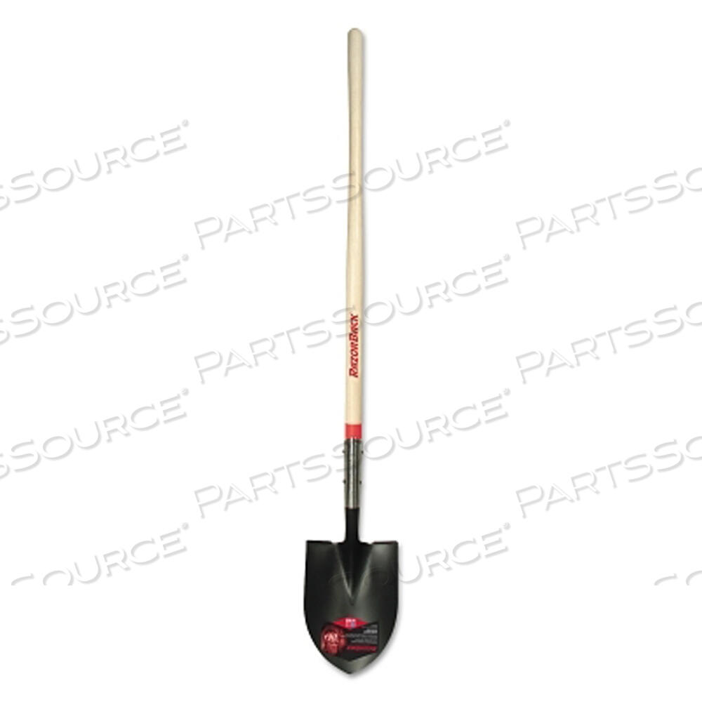 OEM#: 2584300FORGED ROUND POINT SHOVEL, 11.5 IN L X 9 IN W BLADE, ROUND POINT, 47 IN FIBERGLASS STRAIGHT CUSHION HANDLE by True Temper