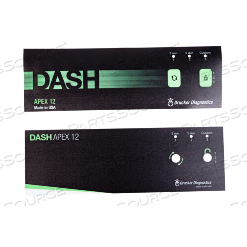 SOFT TOUCH LABEL FRONT PANEL (DASH APEX 12 NON-BARRICOR CUSTOM)