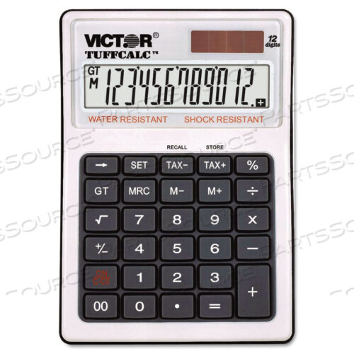 OEM#: 99901TUFFCALC DESKTOP CALCULATOR, 12-DIGIT LCD by Victor Technology, LLC