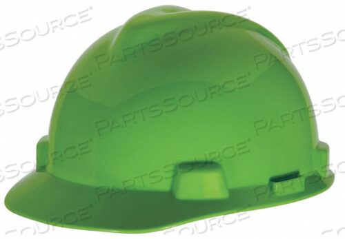 OEM#: 815565V-GARD SLOTTED CAP WITH FAS-TRAC III SUSPENSION, BRIGHT LIME GREEN by MSA Safety Sales, LLC