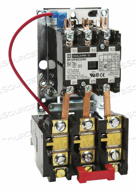 OEM#: 8911DPSO33V09H2688 DP MOTOR STARTER 3P 30A 240V COIL OPEN by Square D