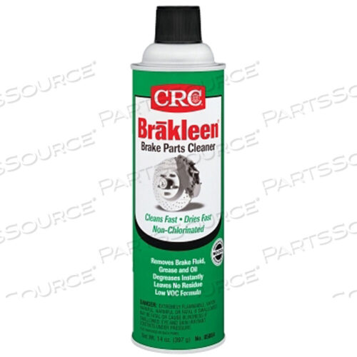 OEM#: 0508405084 CRC BRAKLEEN® BRAKE PARTS CLEANER, CLEAR, 14OZ AEROSOL by CRC Industries