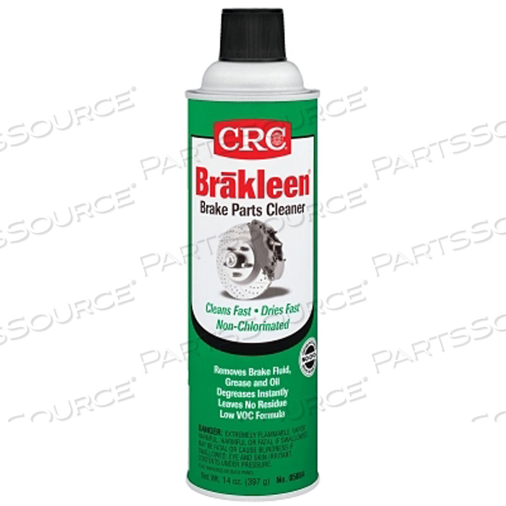 OEM#: 0508405084 CRC BRAKLEEN® BRAKE PARTS CLEANER, CLEAR, 14OZ AEROSOL by CRC Industries